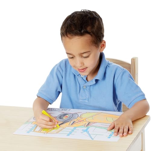 Melissa & Doug Jumbo 50-Page Kids' Coloring Pads 3-Pack - Animals, Vehicles, and Multi-Themed - FSC Certified - image 3