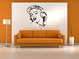 PrimeStick Wandtattoo Wandaufkleber Marilyn Monroe #81C 120cm x 145cm