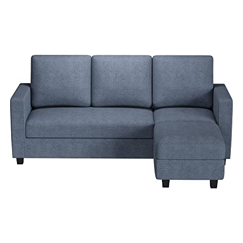Jummico Convertible Sectional Sofa Couch, L-Shaped Couch With Reversible Chaise, Modern Linen Fabric Couches For Living Room, Apartment And Small Space (Dark Grey) #TOP2