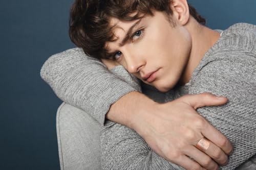 Amaxer Seven Archangels Ring for Men Stainless Steel Copper Seal of Solomon Tetragrammaton Archangels Protection Ring Statement Band for Men Women2