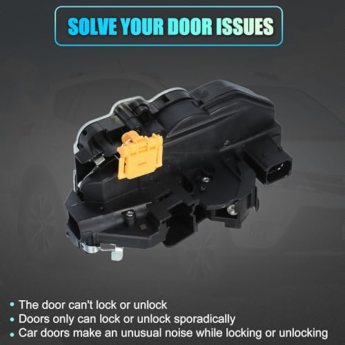 Image of uxcell No.20839793 /22820695 Front Right Passenger Side Door Latch Lock Actuator Assembly for GMC Acadia 2009-2016 for Chevy Traverse 2009-2017