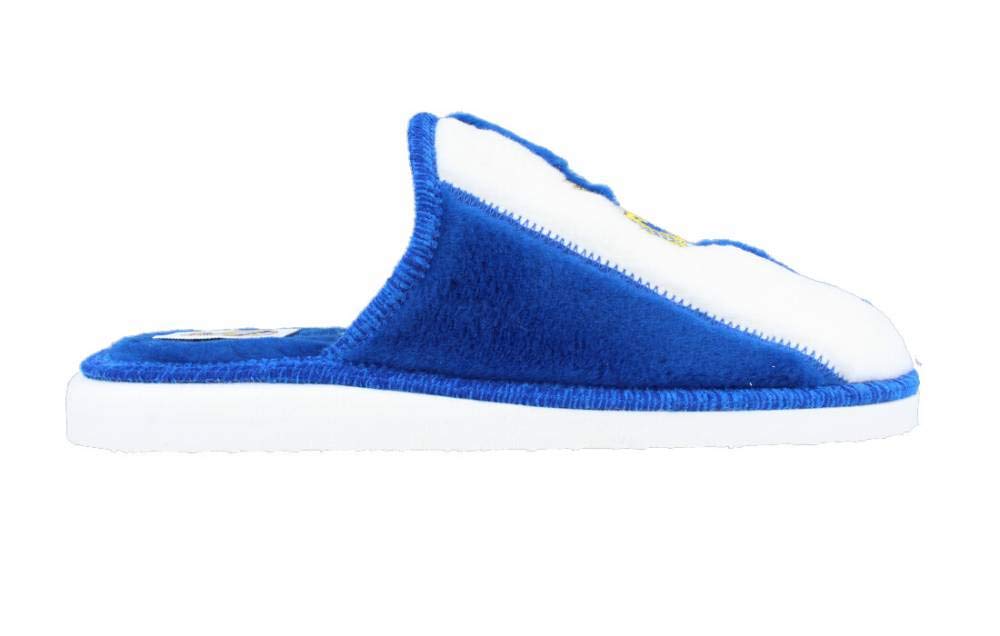 Andinas - Zapatillas de casa Real Madrid Oficial - Blanco-azul, 42