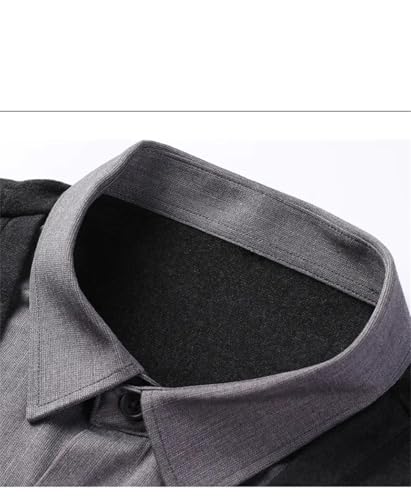 Men's Two-Piece Cardigan, Thickened, Warm V-Neck Sweater, Solid Color Casual Business Top3