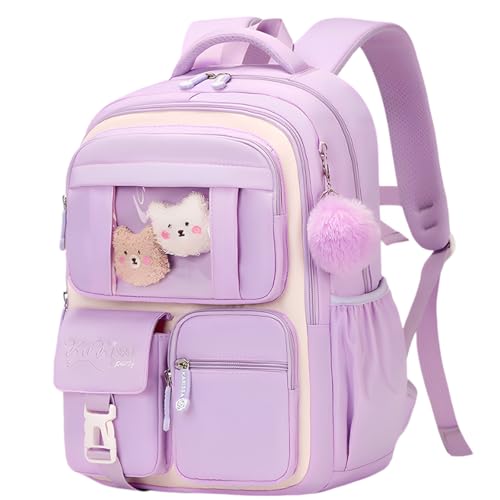 Image of Girls Backpack Kids Backpack for Girls Kawaii Ita Kids School Bookbag for Teen Elementary Middle School
