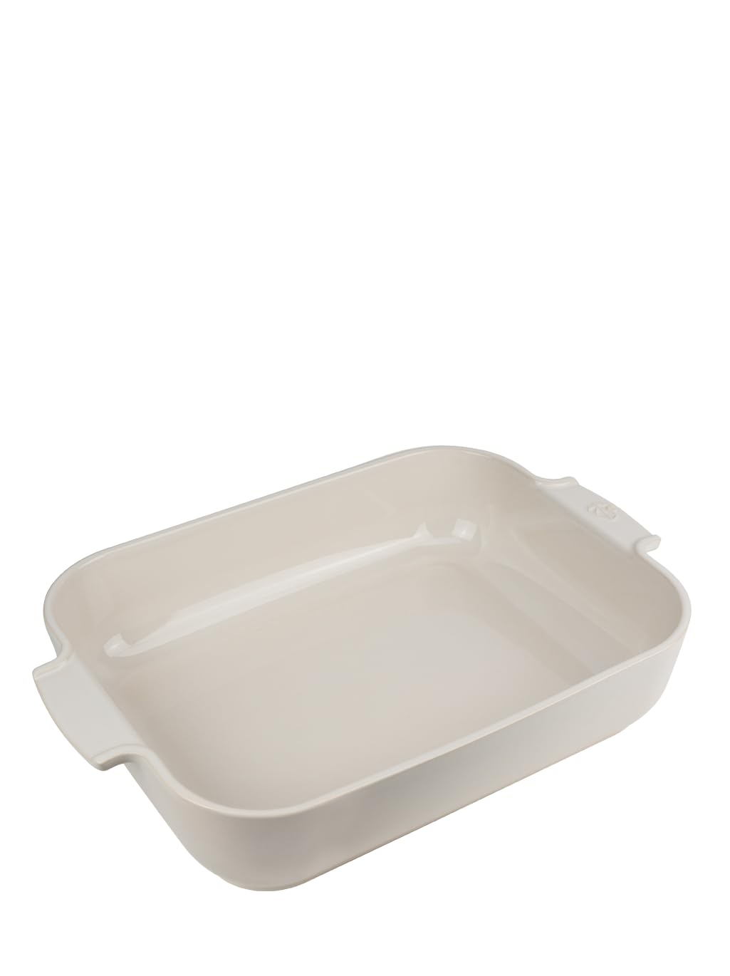 Peugeot Ecru - Rectangular Ceramic Baking Dish - 40 Cm (Including Handles) X 25.7 Cm X 7.5 Cm - Capacity: 5.2 L - 8-10 Servings - 10 Year Guarantee - Made In France - Colour