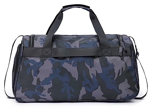 Harley-Davidson Crinkle Bar & Shield Nylon Duffel Bag w/Side Shoe Pocket - Camo2