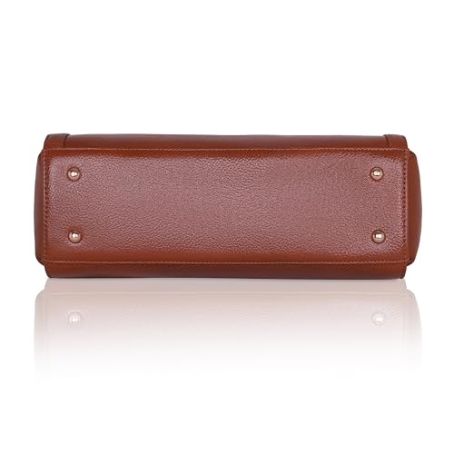 Image of DORPER MONEY HILL Durable Leather Satchel Bag for Women Genuine Handbag