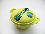 Original Tupperware TUPPERWARE To Go Salat & Go 1,5L limette Hot Food+Besteck Picknick Mikrowelle 9906