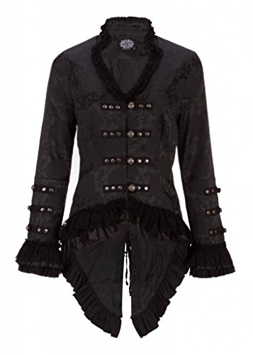 Pretty Attitude Womens Gothic Tailcoat Victorian Steampunk Tail Jacket