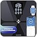 Produktbild HELDENWERK Personenwaage Körperfettwaage, Waage Personen mit App & Vollflächensensor 180 kg/400 lbs, Körperwaage Digital, Bluetooth Körperanalysewaage für Körperfett, BMI, Muskelmasse, Protein, BMR