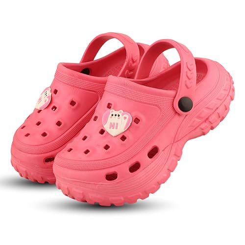 Image of FUEL Poddle Comfortable Indoor & Outdoor Casual Garden Clogs, Soft Cushioned Footbed and Lightweight EVA Slip-On Kids Clogs for Boys & Girls