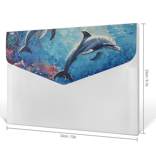 Classeur extensible 6 poches portable pour protéger vos documents du bureau