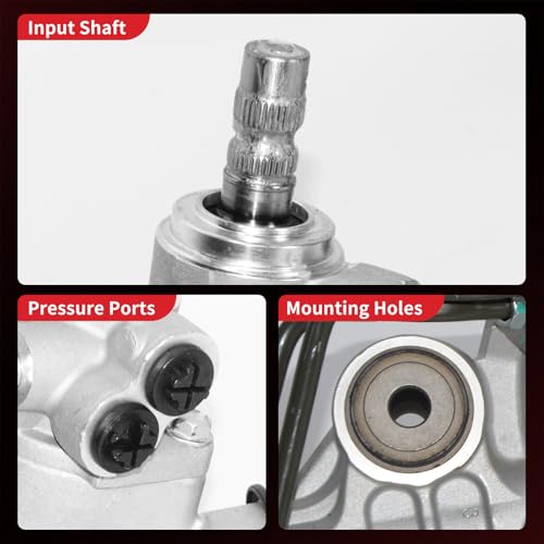 PHOBOOS Hydraulic Power Steering Rack and Pinion Assembly Compatible with Toyota Tacoma 2005-2014 2.7L Base, Tacoma X-Runner 2005-2013 4.0L, RWD ONLY, New Unit, Ref. 26-2647,【Rack Length: 53 inch】 by PHOBOOS - Used condition - Image 9