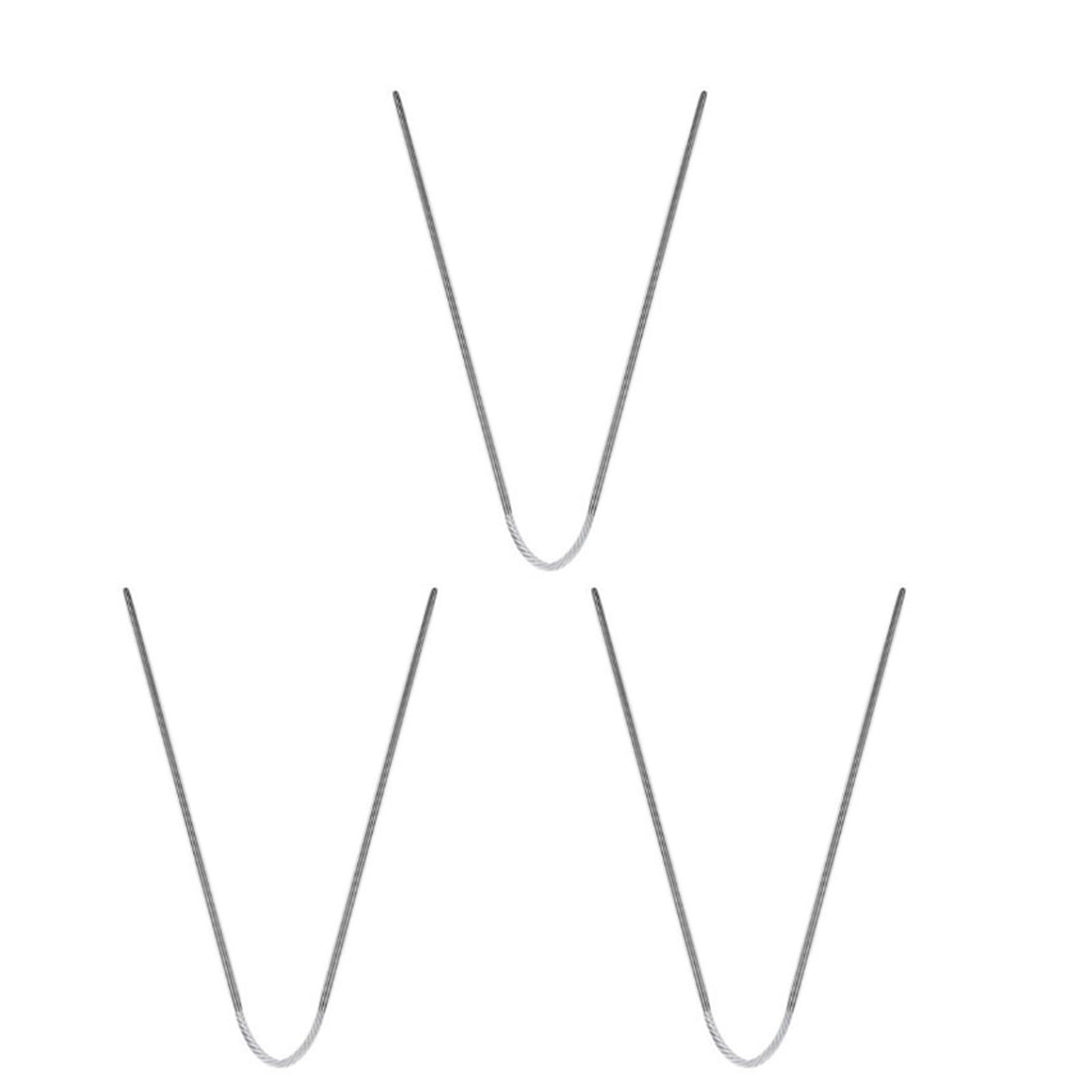 Tsophreniq 3 Pcs Circular Knitting Needle Metal Knitting Needle 2mm/2.5mm/3mm/3.5mm/4mm Round for Socks Gloves Hat Sweater