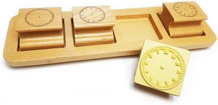 Set of 4 Wooden Clock Stamps