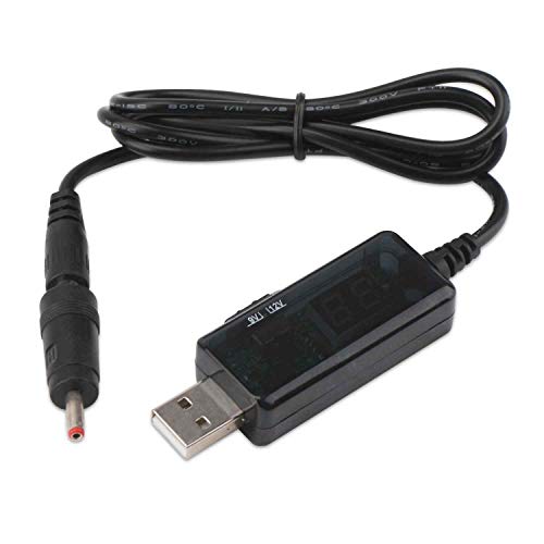 Image of USB Boost Cable 5V Step Up to 9V 12V Adjustable Voltage Converter 1A Step-up Volt Transformer DC Power Regulator with Switch EU