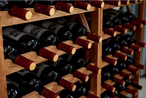 Soporte de vino de madera para 40 botellas miniatura 6