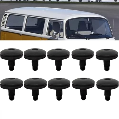 ZingKing 10 Stück Autodach-Sechskantschrauben WHT006148 Kompatibel mit Amaro-k T5 T6 Kompatibel mit A4 S4 A5 S5 Q5 R8 RS5 RS4 Metallschrauben M6x15mm