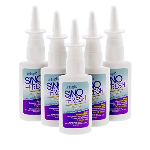 SinoFresh Homeopathic Nasal Spray, Daily Sinus Relief, Non-drowsy