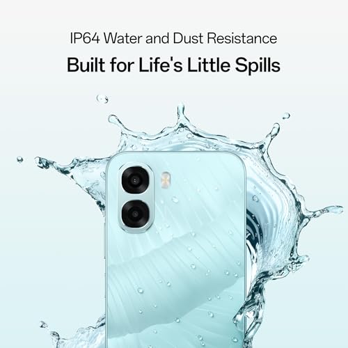 Image of Oppo A6X 5G (Ice Blue, 4GB RAM, 128GB Storage) with No Cost EMI /Additional Exchange Offers