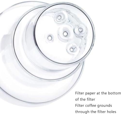 Cold Brew Drip Tower with Adjustable Stainless Steel Valve, Hand-Blown Glass Pot, Portable Ice Coffee Tea Brewer for Smooth Cold Drinks