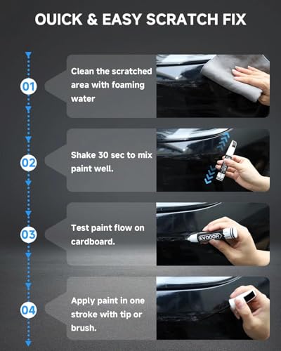Image of Touch Up Paint Compatible with Toyota Exact Match 2 in 1 Touch up Paint for Chips and Nicks Repair (Celestite(1K3))