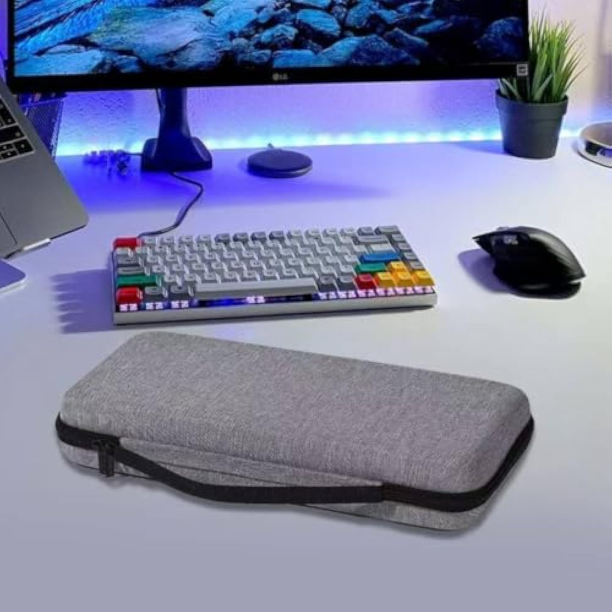 Zip-Around Mechanical Keyboard Carrying Case EVA Material