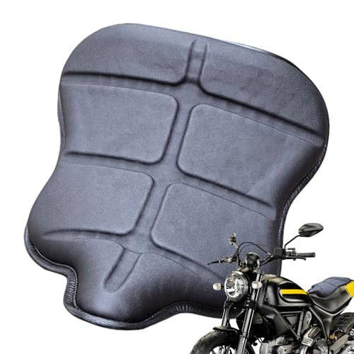 Coussin de siège de moto tout-terrain avec housse de selle simili cuir PU