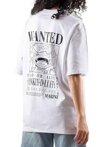 Image of ComicSense.xyz Unisex One Piece Anime Oversized T Shirts for Men and Women, 5th Gear Bounty Printed Drop Shoulder Tshirt