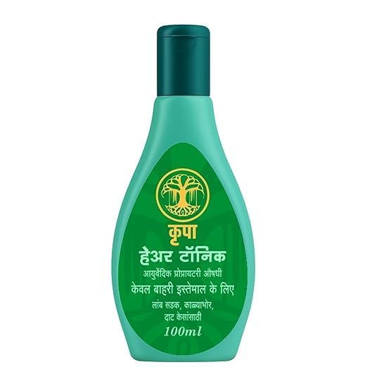 Krupa Hair Tonic | Natural Hair Growth Solution | Strengthens Hair Roots, Nourishes Scalp For Men & Women | Herbal Formula (100ml) Krupa Hair Tonic | Natural Hair Growth Solution | Strengthens Hair Roots, Nourishes Scalp For Men & Women | Herbal Formula (100ml)