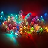 PRECORN 100 St&uuml;ck LED Ballons Party Lichter Blinkende Mini Ballonlichter f&uuml;r Geburtstag, Hochzeit, Weihnachten & mehr! Vielfarbige Luftballon Dekoration faszinierendem Farbspiel Ideal f&uuml;r jede Feier!