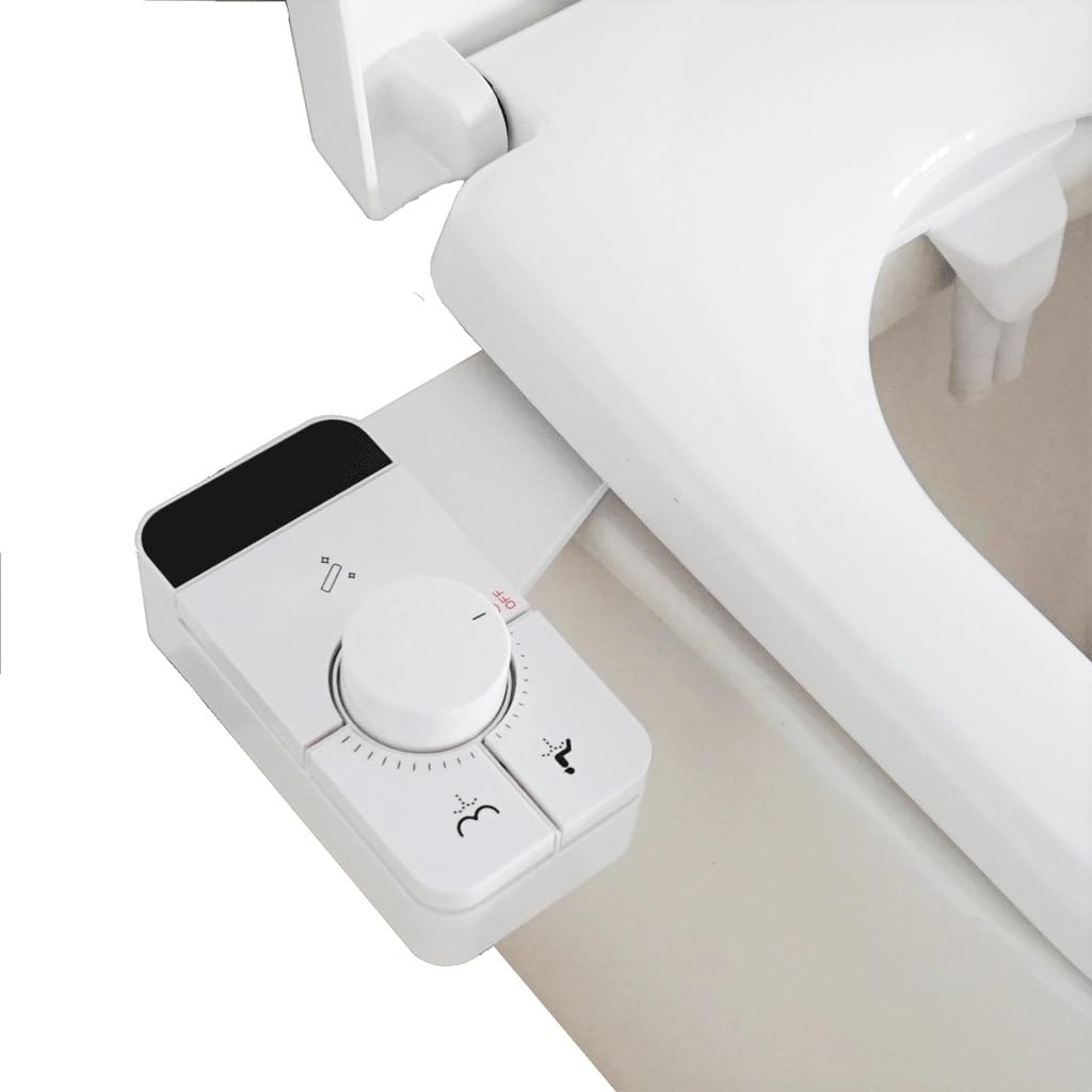 Siège de toilette intelligent à régulation de pression et buse autonettoyante