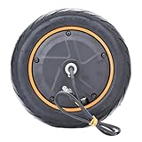 36V 400W Front Wheel Motor Assembly for F40 Electric Scooter — Rubber-Tired Drive Wheel with Aluminum Alloy Hub, 26-Inch, High-Elasticity Tire, 700W Peak Power