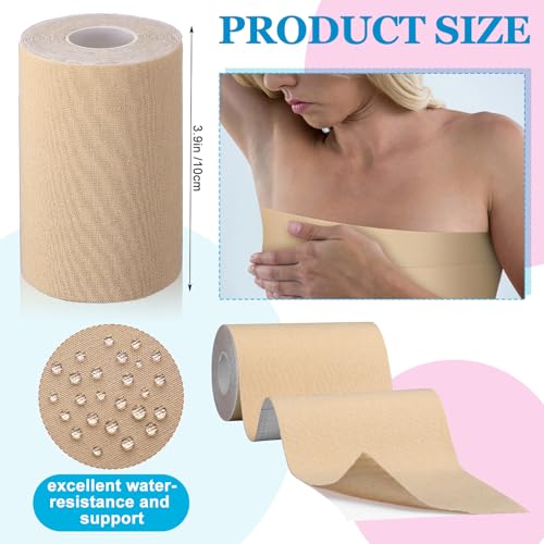 Image of Aurelema 2 Rolls FTM Trans Binder for Chest Binding Adhesive Chest Tape Flat Invisible for Breast Lift Shaping