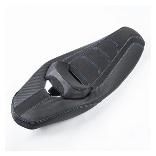Funda cojín asiento NMAX 125 2021-2024 retro azul para conductor y pasajero