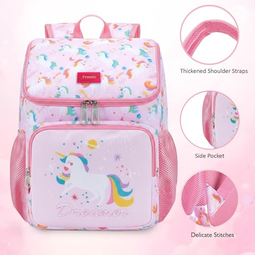Image of Frantic 26L Waterproof School Backpack for Boys & Girls | Durable Polyester Bag with Spacious Compartments | Ideal for School, Travel, Picnic & Daily Use