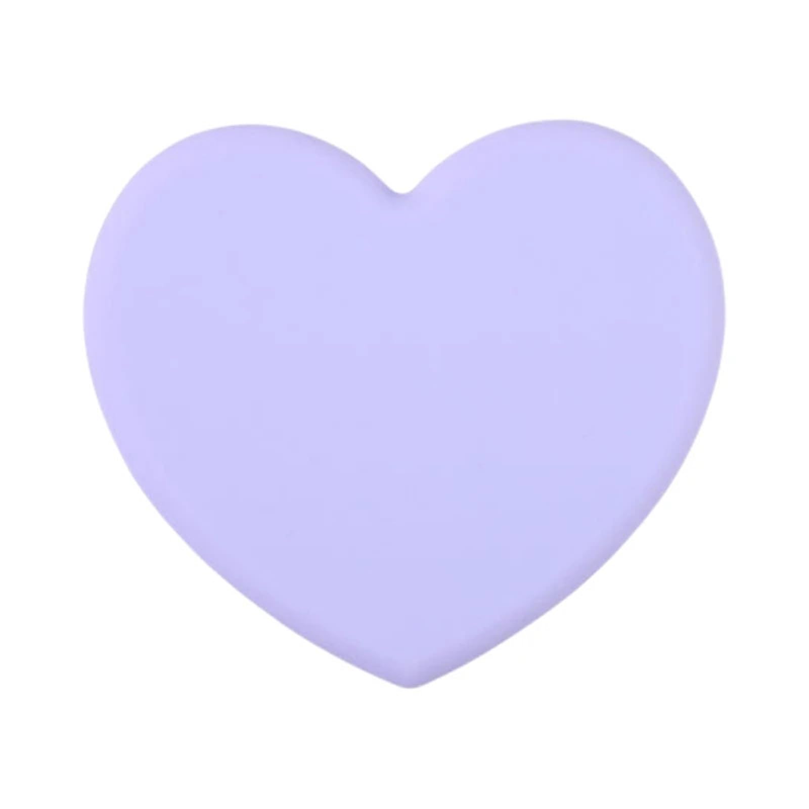 3Pcs Heat Resistant Silicone Mat Thicker Drink Cup Non-slip Pot Coasters Heart-shaped Placemat for Cap(Color5)