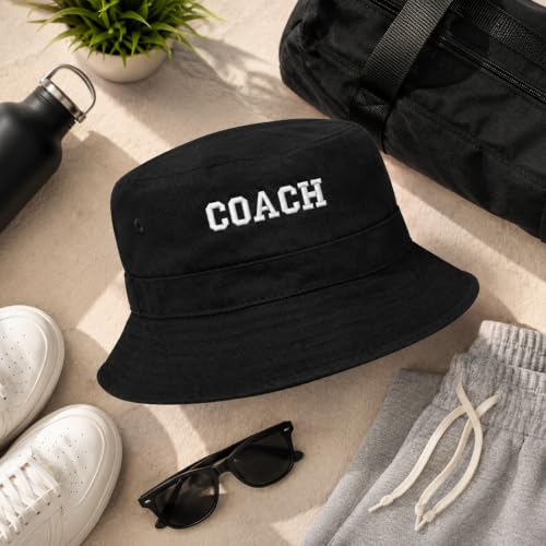 Sombrero Bucket Bordado Coach Unisex Verano miniatura 2