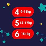 Pampers, rozmiar 6, 138 pieluch, 15kg+, trzymanie 360° przed wyciekiem z super chłonnym sercem dla wzmocnionej ochrony przez całą noc, opakowanie 1 miesiąc