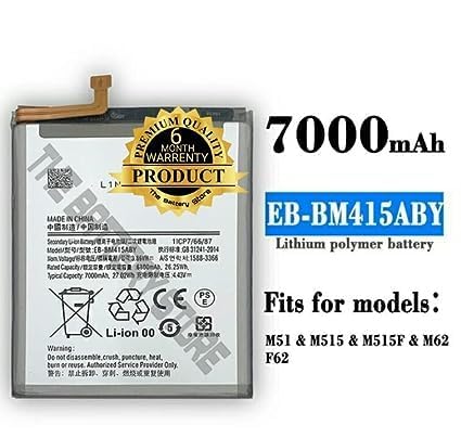 Image of THE BATTERY STORE Original EB-BM415ABY Battery for Samsung Galaxy M51 / M515F Battery with 6 Month warrenty** (PR93)