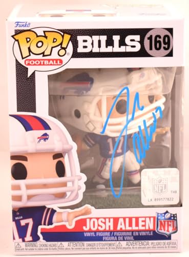 Josh Allen Autographed Buffalo Bills Funko Pop #169 - Beckett Hologram *Blue