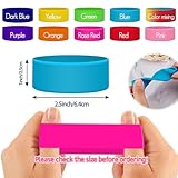 Personalized Bottle Labels Custom Water Bottle Name Bands with Logo Customized Engraved Reusable Silicone Sippy Cup Labels for Daycare School 1-15 PCS - Image 2