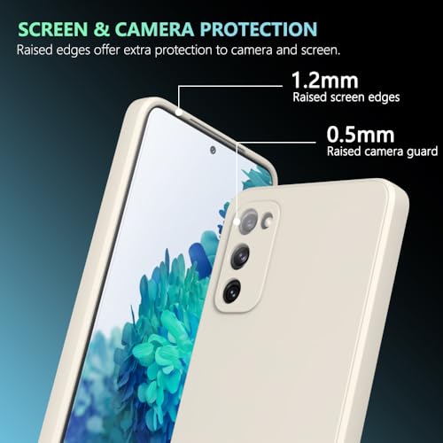 Image of for Samsung Galaxy S20 FE Case White, Scratch Resistant with Soft Touch, Slim Thin Phone Cover for Samsung Galaxy S20 FE