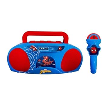 Candide, Karaokê Temático, Infantil, Homem-Aranha, Boombox Com Microfone