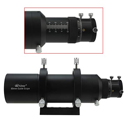 Alstar 60Mm Compact Deluxe Finder & Guidescope Kit With 1.25" Double Helical Focuser #TOP6
