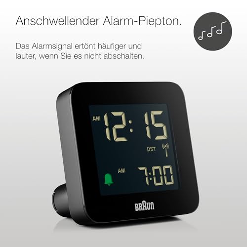 Funkwecker Braun für Mitteleuropa (MEZ)