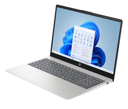 HP Laptop | 15,6" FHD Display | Intel N100 | 4 GB DDR4 RAM | 128 GB UFS | Intel UHD Graphics | Microsoft 365 Single (1 Jahr) enthalten | Windows 11 Home im S-Modus | QWERTZ | Natural Silver 2