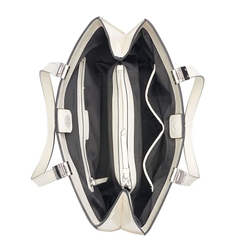 Calvin Klein Granite Geometric Tote Bag – Vegan Leather, Monogram, 3 Pockets4