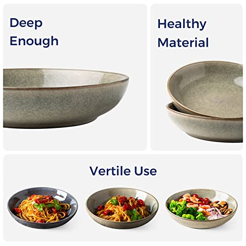 Amorarc APB007 8.5'' Large Pasta Bowls thumb #5