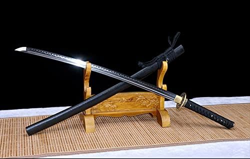 Miniatura 5 de HERO SWORD Hecho a mano de arcilla templada T10 Steeel Katana All Set Copper Tsuba, Kashira, Fuchi, Menuki Fittings Japanese Samurai Sword Razor